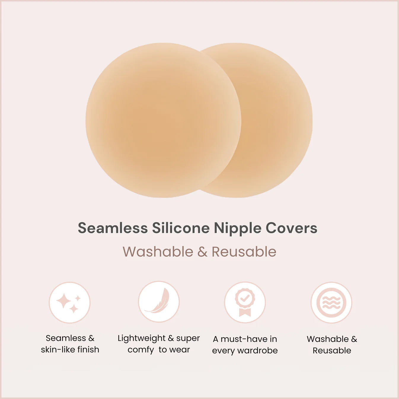 Seamless Silicone Nipple Covers