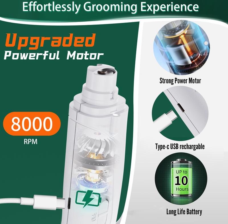 LED 2-in-1 Pet Nail Clipper & Grinder