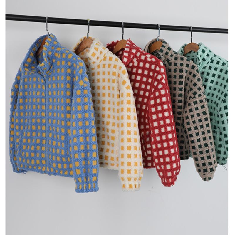 Cozy Plaid Sherpa Fleece Jacket