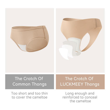 Kushies Invisible Camel Toe Thong