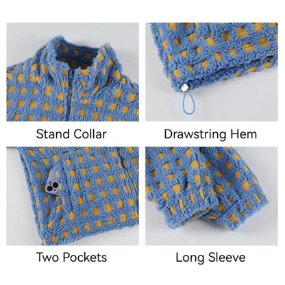 Cozy Plaid Sherpa Fleece Jacket